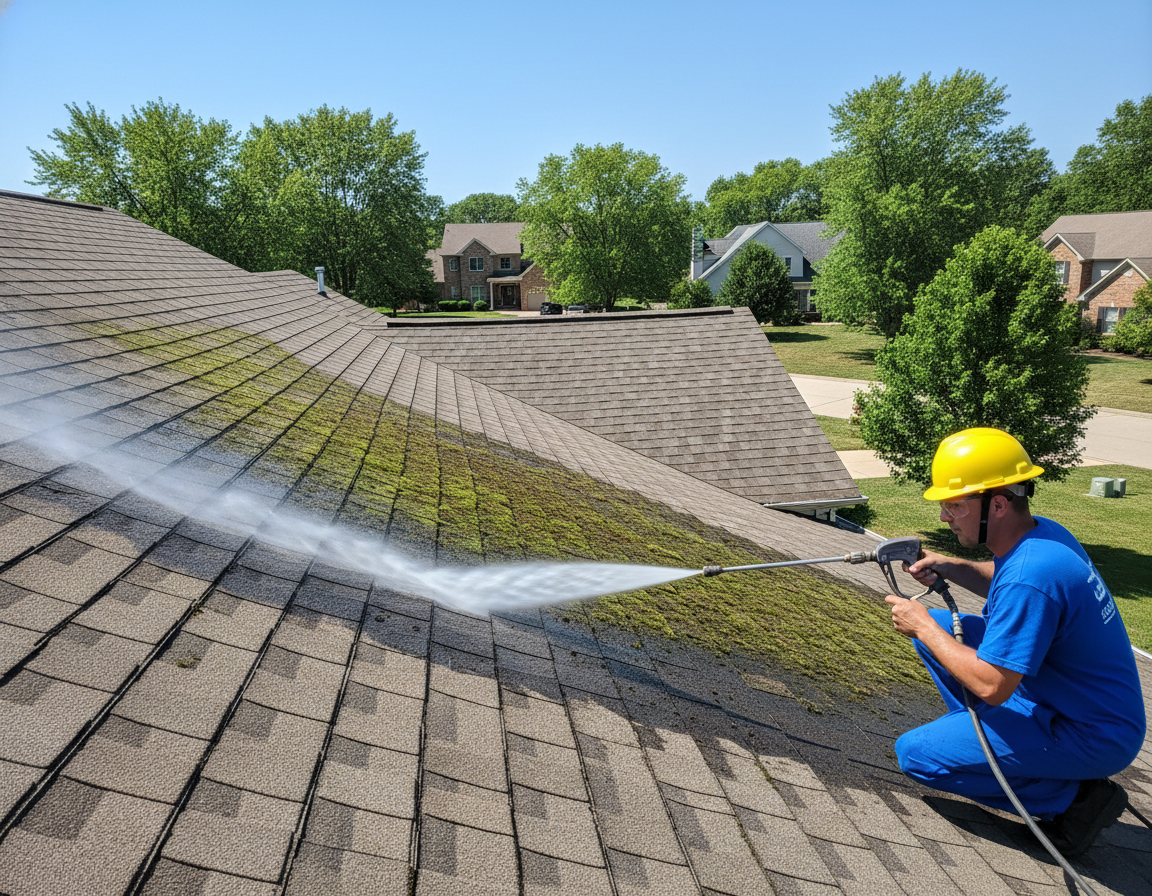 Roof Cleaning In Upper Arlington